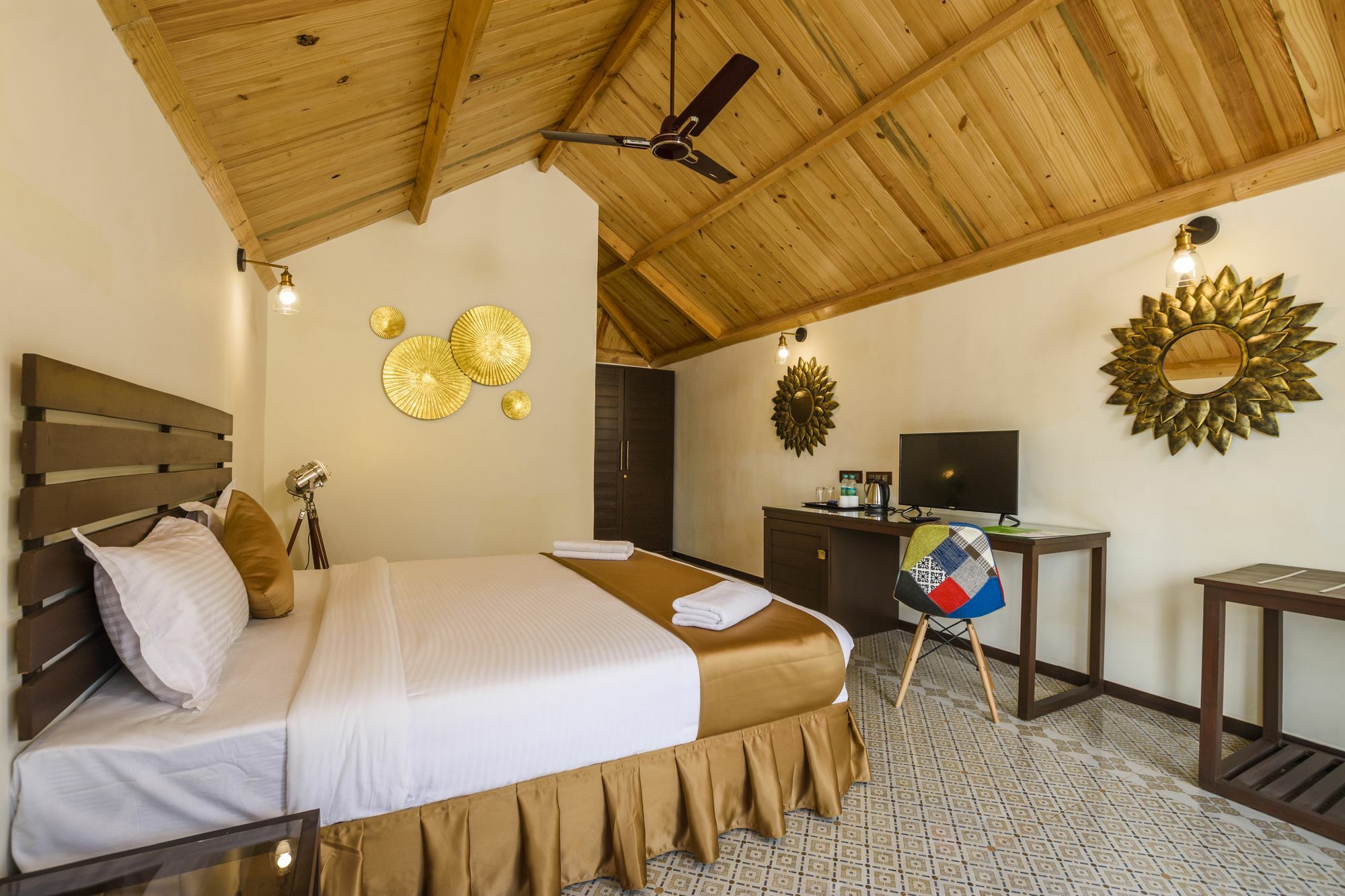 Stone Wood Resort, Mandrem Bagian luar foto
