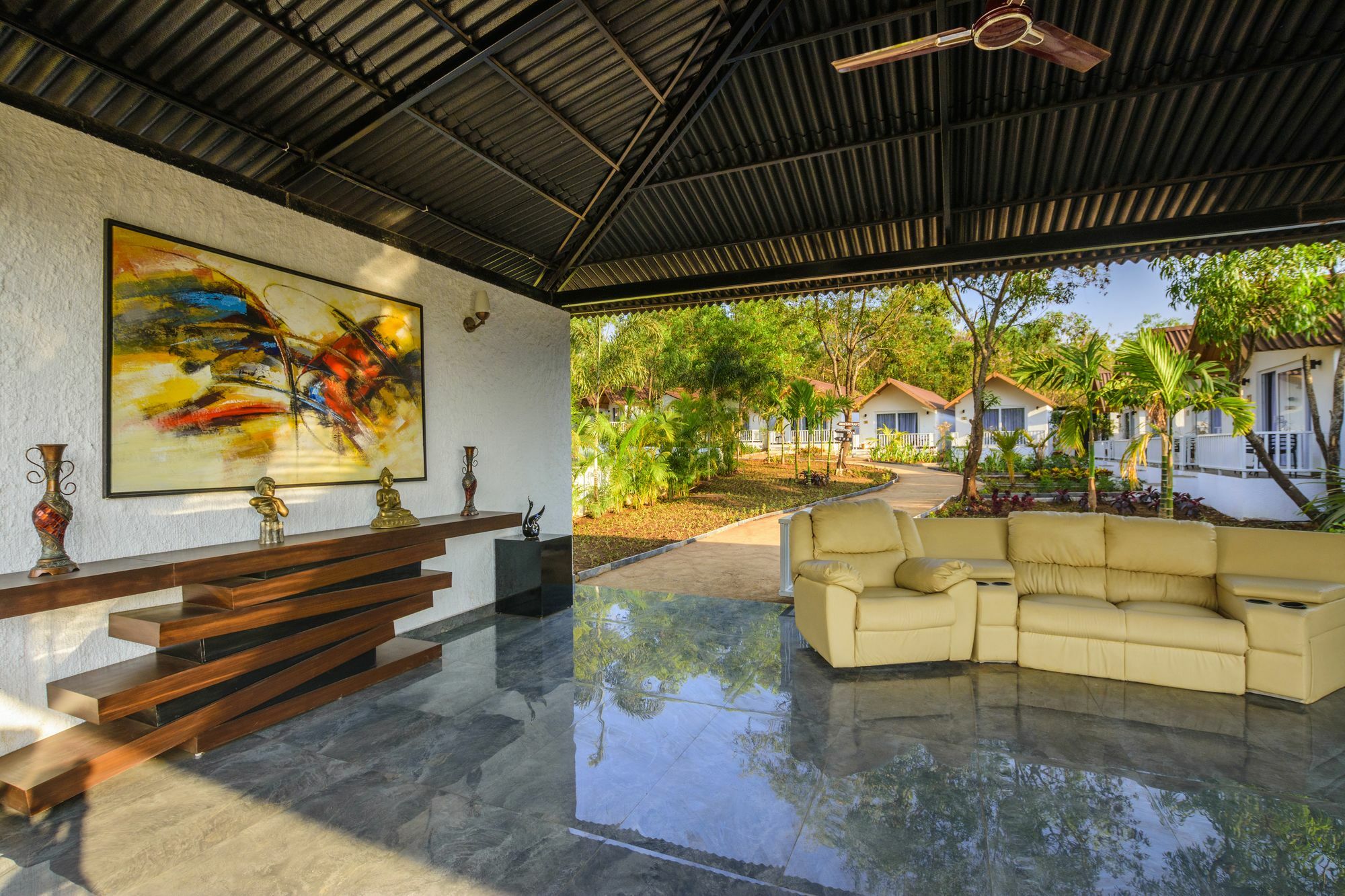 Stone Wood Resort, Mandrem Bagian luar foto